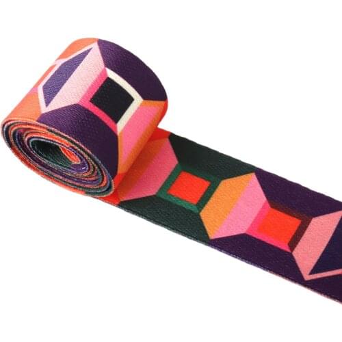 Rainbow Pink Webbing Heavy Weight Webbing Leash Webbing Fabric Webbing Key Fobs Strap Webbing belt for Totes, Backpacks,Bag