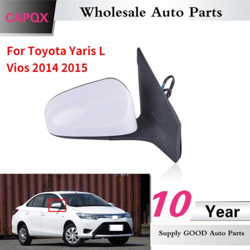 CAPQX 3Pin Manual side Rearview mirror FOR TOYOTA YARIS L VIOS 2014 2015 Rear view mirror assembly