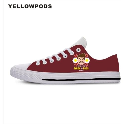 Womens Shoes Newed Ron Swanson Comfortable Walking Women Platform Shoes Woman Lady Flats Fall Casual Black White Shoes