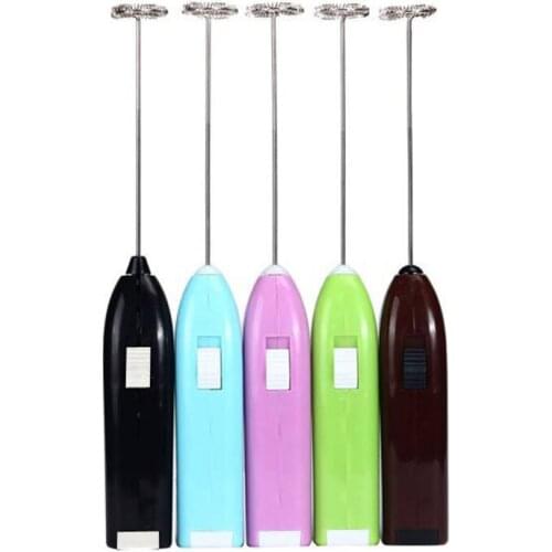 Fashion Hot Drinks Milk Frother Foamer Whisk Mixer Stirrer Egg Beater Electric Mini Handle Cooking Tools Bar kitchen tools #918