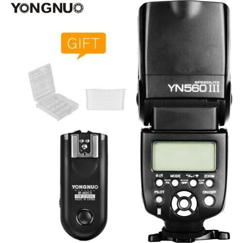 Yongnuo YN 560 III YN560III Flash With RF-603 II Single Transceiver Trigger for Canon Nikon