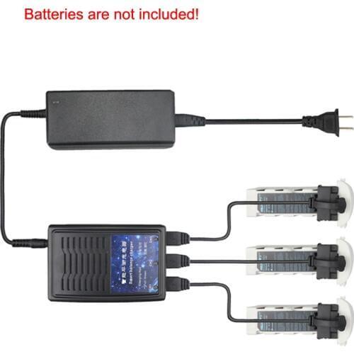 1Set Hubsan Zino UAV Charger Lipo Ion Battery Housekeeper 3 in 1 With Charging Cable Accessories for RC Aircraft Drone Parts