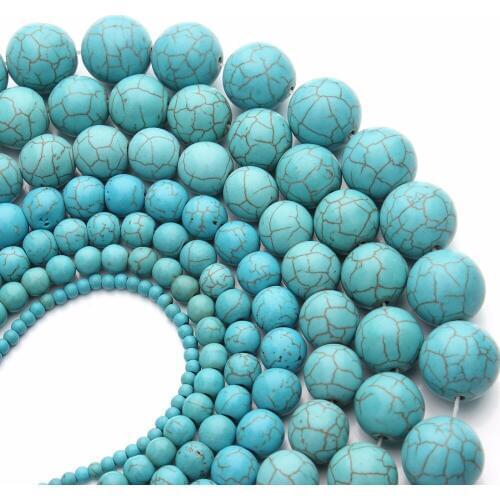 1strand/pack Natural Created Stone Beads fit 3/4/6/8/10/12/14/16/18mm Round Loose Spacer Beads For Bracelet DIY Jewelry Findings