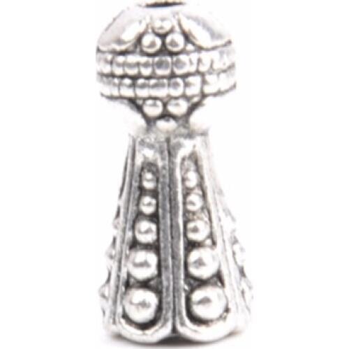 20pcs 7*16mm Connector Charms For Women Jewelry Accessories Silvers Plated Big hole Size European Beads Fit Bracelet Diy