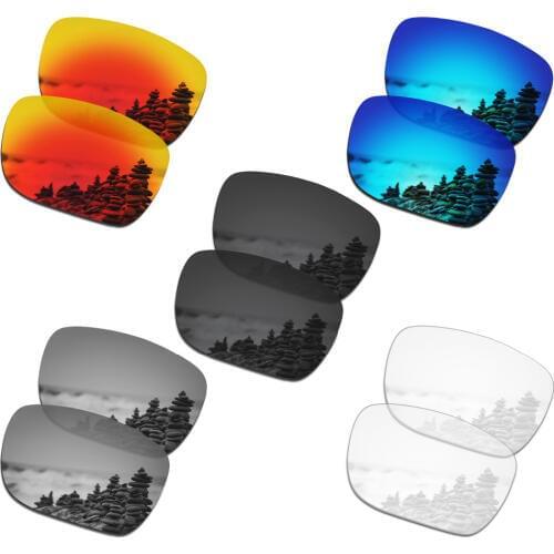 SmartVLT 5 Pairs Polarized Sunglasses Replacement Lenses for Oakley Holbrook XL - 5 Colors
