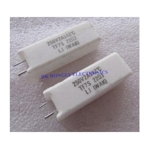 5PCS 250V2A142℃ TF7S 22 OHM J 7W 22R J=5% 142℃ 250V2A Cement Resistors