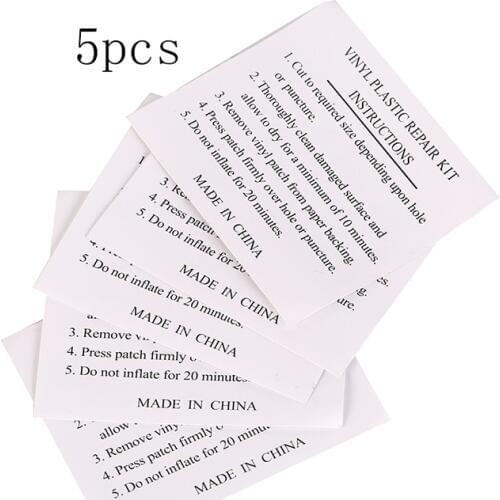 5pcs/set PVC Puncture Repair Adhesive Patch For Inflatable Toy Swimming Pools Float Air Bed Dinghies Circular Patches