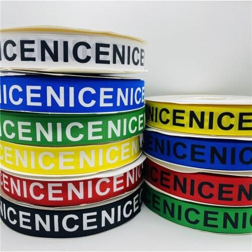 5yards/lot 1'' (25mm) Printing NICE Grosgrain Ribbon Hair Bow Party Christmas Wedding Decoration DIY Sewing Craft
