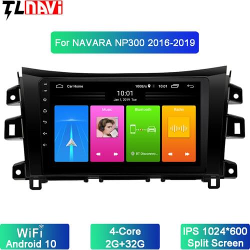 Android 10 10.1" Car Auto Radio For 2016 2017 2018Nissan NAVARA Frontier NP300 GPS Navigation with WIFI