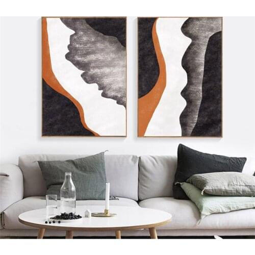 Frameless Abstract Modern Minimalist Creative Paintings Personality Living Room Sofa Background Wall Porch Decorative Painting