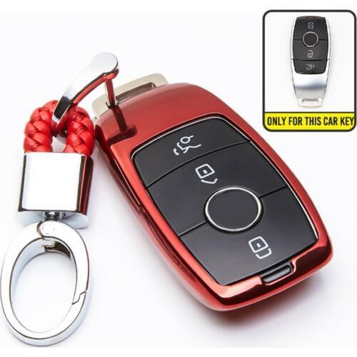 For Mercedes Benz A C S E Class W213 Serials E300 E200 E220 Maybach S320L S450 S350 E260 E320 E200L E300L TPU Car Key Cover Case