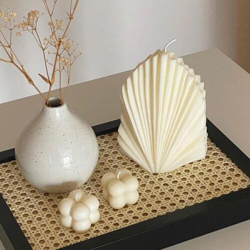 Scallop Shell Candle Mold DIY Handmade Candle Making Creative Decoration Soap Gypsum Aroma Candle Soy Wax Molds Home Decor