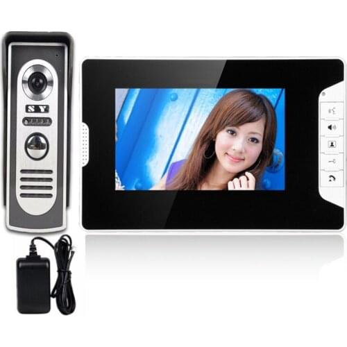 IP55 Waterproof Outdoor New Arrival 7" Color Video Door Phone Access Control Optional RFID Card Reader Wired Video Intercom
