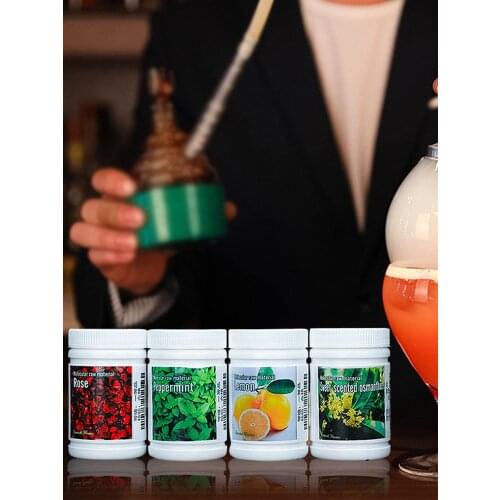 Molecular Smoking Chips Smoke Gun Material Smoked Wood Chips Spices Molecular Cuisine Gourmet Lemon Rose Osmanthus Mint Flavor