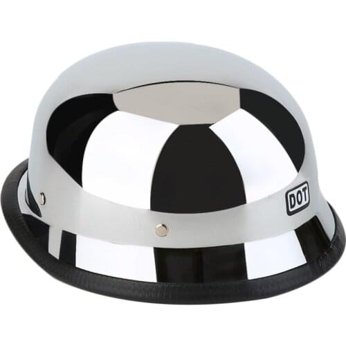 Fashionable Helmet Motorcycle Helmets Half German Style Vintage Motorcycle Helmet Durable Half Face Dot German Helmet M/L/XL