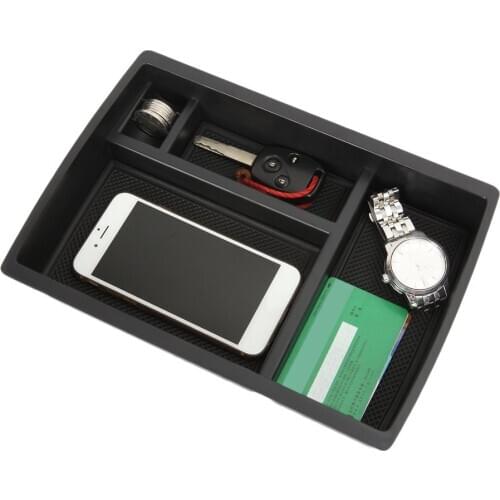 Professional Car Central Armrest Storage Box Container Tray Suitable for TOYOTA Crown Car Styling Accessories Black