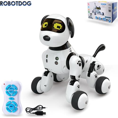 New Programable 2.4G Wireless Remote Control Smart Robot Dog Kids Toy Intelligent Talking Robot Dog Toy Electronic Pet Kid Gift