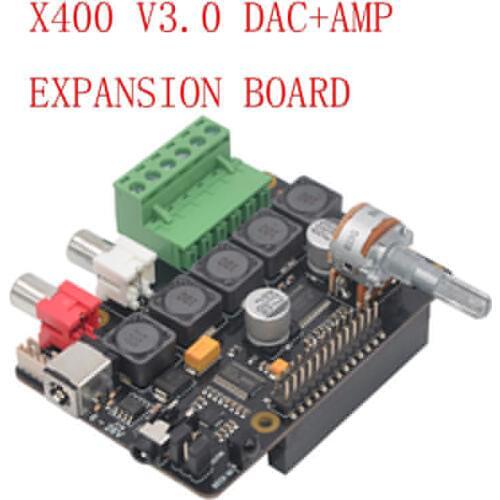Raspberry Pi X400 I2S Audio Expansion Board Sound Card, DAC Module for Raspberry Pi 3 Model B+/ 3B / Pi 2B / B
