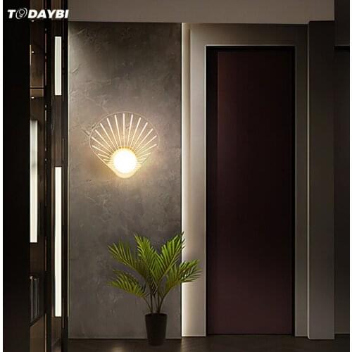 Modern Minimalist Wall Lamps Living Room Bedroom Bedside Luster AC90V-260V LED Indoor Lamp Aisle Lighting decoration
