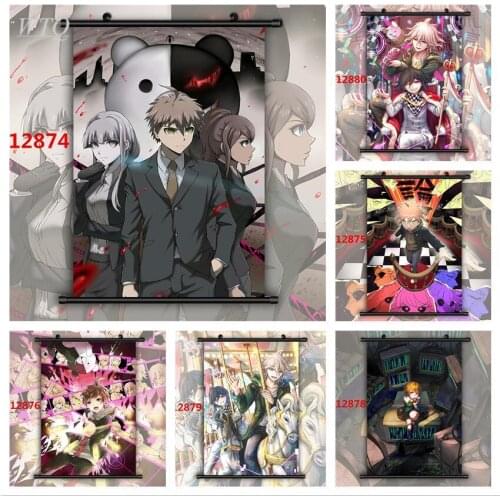 Super Danganronpa V3 Ouma Kokichi Komaeda Nagito Anime Posters Canvas Painting Wall Decor Wall Art Picture Room Decor Home Decor