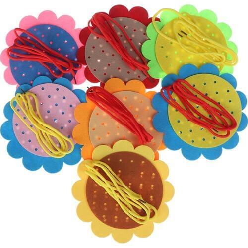 Teaching Kindergarten Manual DIY Weave Cloth Montessori Materials Baby Early Learning Education Toys Teaching Aids Math Toys New