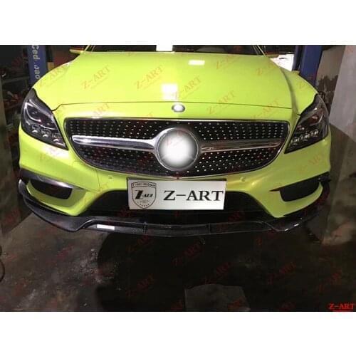 Z-ART Carbon fiber front lip for W218 CLS carbon fiber front spoiler for W218 CLS carbon fiber front splitter