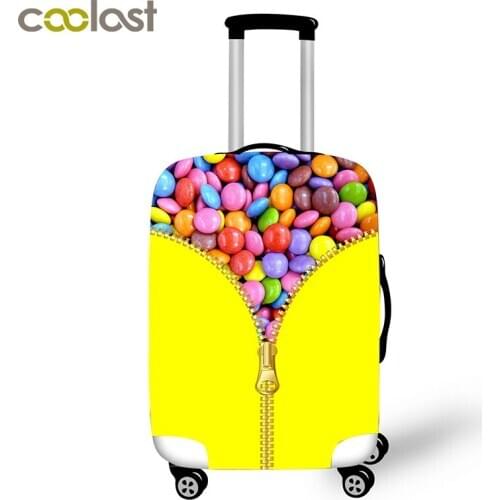 Candy Fruit print Luggage Protective Covers Travel Accessories Elastic Anti-dust Siutcase Cover Trolley Case Cover