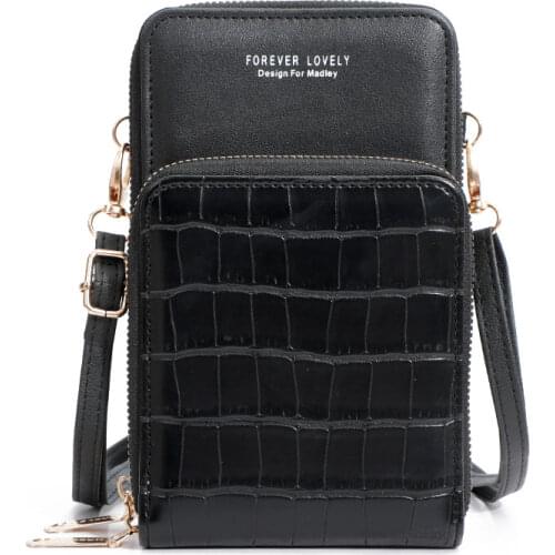 Women Phone Bag Solid Crossbody Bag Cellphone Bag Fashion Daily Use Card Holder Mini Summer Shoulder Bag For Women Wallet