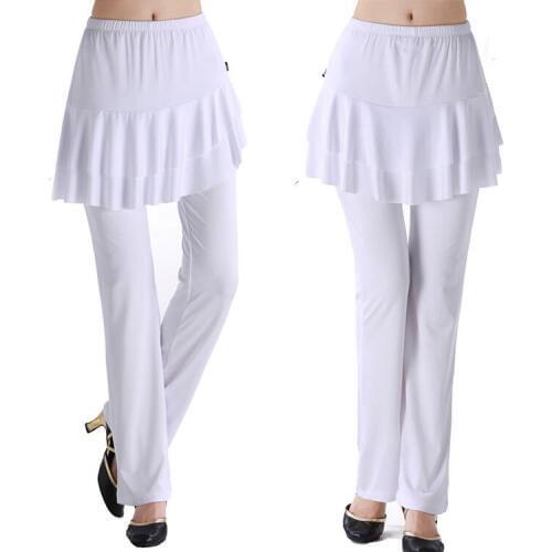 White Belly Dance Trousers Woman Belly Dancing Pant Bellydance Egypt Pant Adult Training Pants Belly Dance Trouser Tribal Skirt