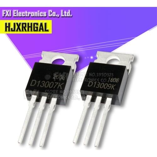 10pcs/lot D13007K TO-220 package transistor original authentic