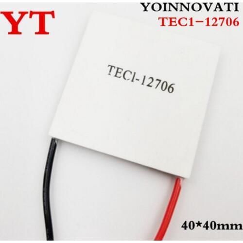 10pcs/lot Refrigeration piece TEC1-12706 40*40mm Securety Thermoelectric cooler CBRL