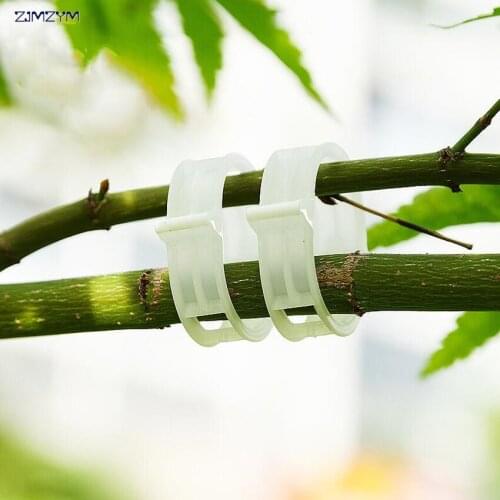 100PC/set New Quality Durable Plastic plant Clips Fastener Plant Vines Tomato Vegetable garden tool