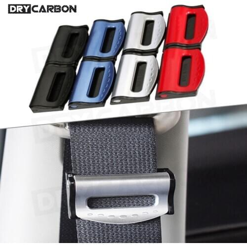 2Pcs/Set Universal Car Seat Belts Clips Safety Adjustable Auto Stopper Buckle Plastic Clip Interior Car Accessories