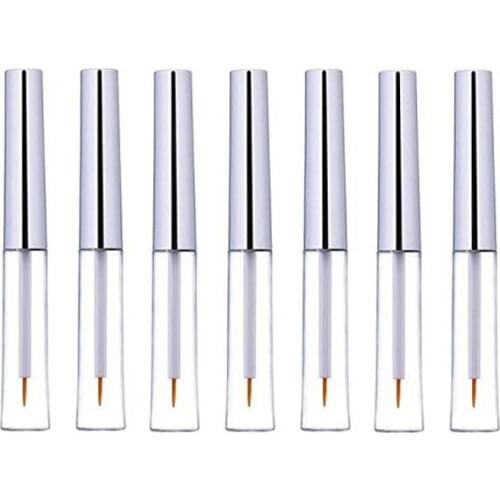 360 pcs Wholesale Factory Price 8ml Transparent Plastic Empty Eye Liner Gel Tube Makeup Eyelashes Eyeliner Vial Wands Funnels