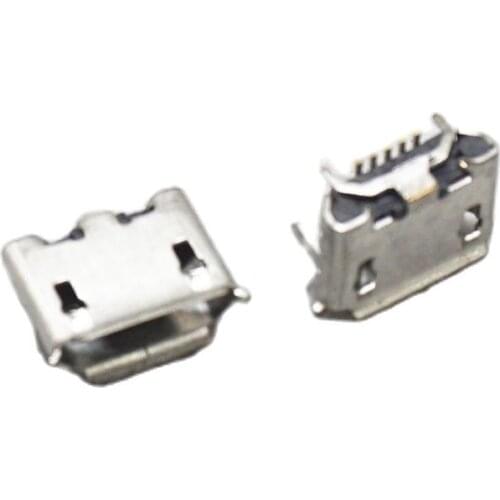 500pcs female Micro USB socket type A 5 pins micro-usb connector copper shell Tape * reel Free shipping