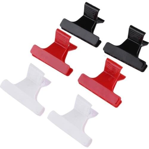 6pcs Butterfly Hair Clips Hairdressing Clamp Styling Tool Black Red White Hair Clip Clamps Care Hairpins Pro Salon Styling Tool