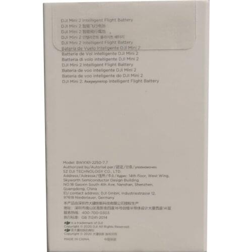 Genuine Intelligent Flight Battery 31min 2250mAh 7.7V For DJI Mini SE/Mini 2