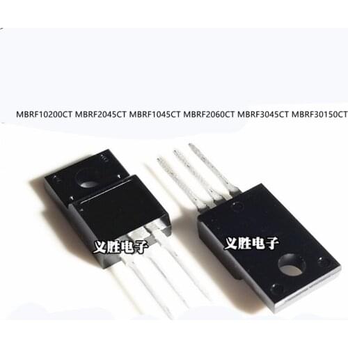 5-10PCS Plastic Package MBRF10200CT MBRF2045CT MBRF1045CT MBRF2060CT MBRF3045CT MBRF30150CT TO-220F