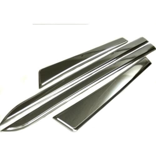 For Toyota RAV4 2014 2015 2016 2017 2018 Car ABS Chrome Side Door Body trim stick Strip Molding Stream lamp panel bumper