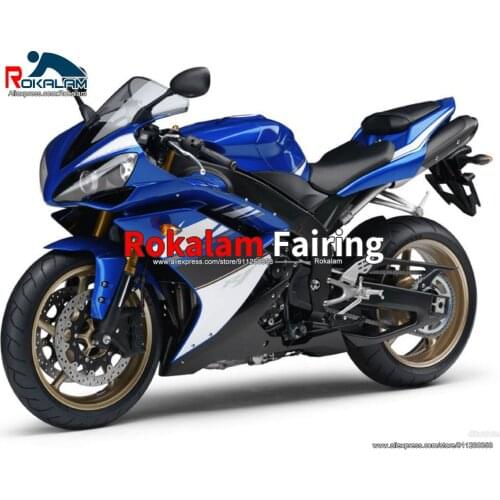 For Yamaha R1 YZF1000 2007 2008 R1 07 08 Black Blue White Motorcycle Cowling Kit (Injection Molding)