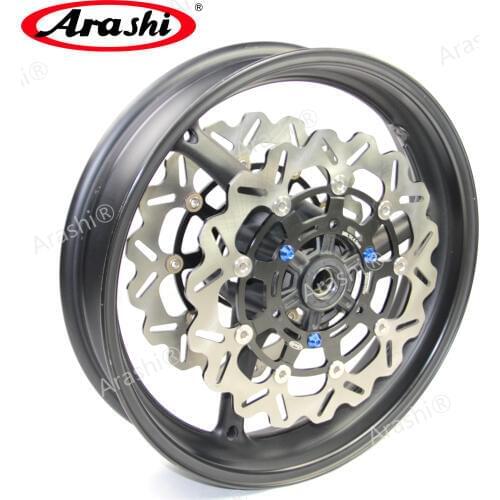 Arashi Wheel Rim For SUZUKI GSXR600 GSXR750 2011 2012 2013 2014 2015 2016 Front Wheel Rim Brake Discs Rotors GSX R GSXR 600 750