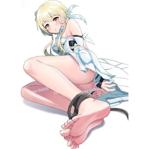 Personality Ratels Sexy Girl Adventure Game Lumine Genshin Impact Luggage Notebook Water Cup Skateboard Toy Sticker Car Decal