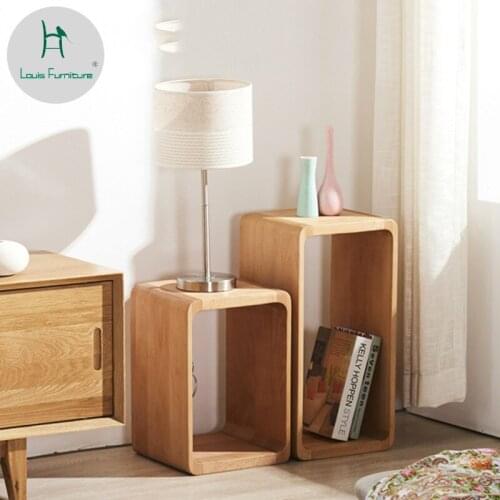 Louis Fashion A Few Small Tables on the Corner of the Solid Wood Mini on the Sofa Modern Simple Tea Sides