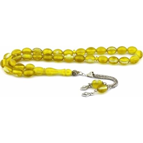 Islamic Tasbih Muslim Rosary Beads 33 Prayer Rosary For Men Bracelet For Men Accessory amber oltu amber stone Handmade Turkey