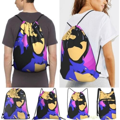 Jojos Bizarre Adventure Vento Aureo Bruno Bucciarati Vector Art Golden Wind Men Travel Gym Bag Women Backpack Drawstring Bags