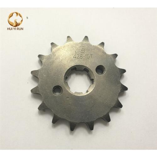 Front Engine Sprocket 428# 16Teeth 20mm For 428 Chain With Plate Locker Motorcycle Dirt Bike PitBike ATV Quad Parts