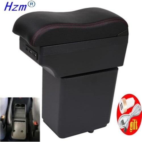 For Peugeot Partner II 2 armrest box Interior Center Console Storage Box Arm Rest Car-styling Decoration Accessories Parts