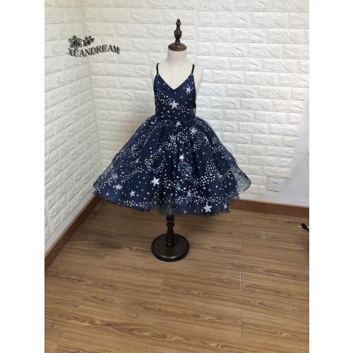 Simple cheap puffy flower girl gown for wedding party first communion dresses vestido daminha kids gowns primera comunio XD-131
