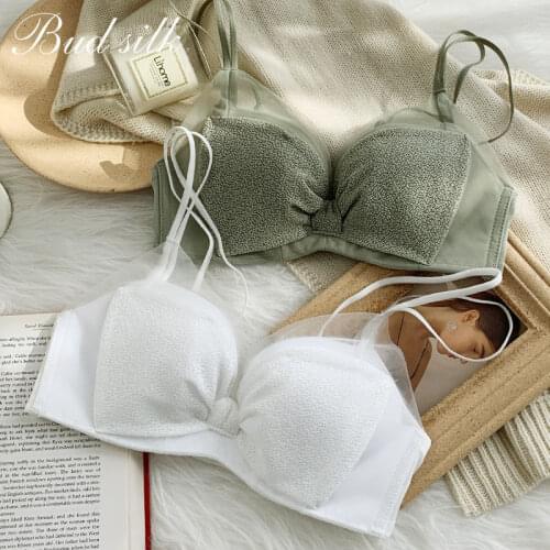Sexy bra with beautiful back, small bra with gathered underwear, small and thin bra lingerie set plus size lingerie set sexy