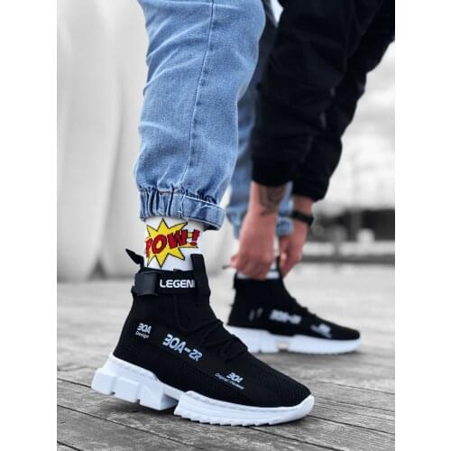 Male Zr-x700 Style Black Color Sport Shoes